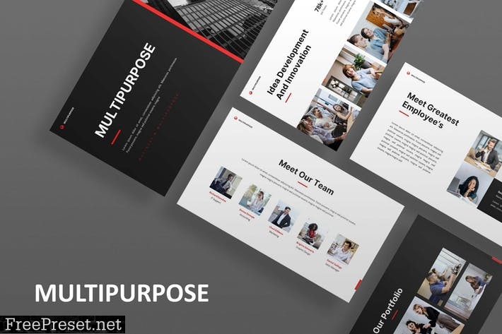 Multipurpose - Powerpoint Presentation Template 65Z2V6T