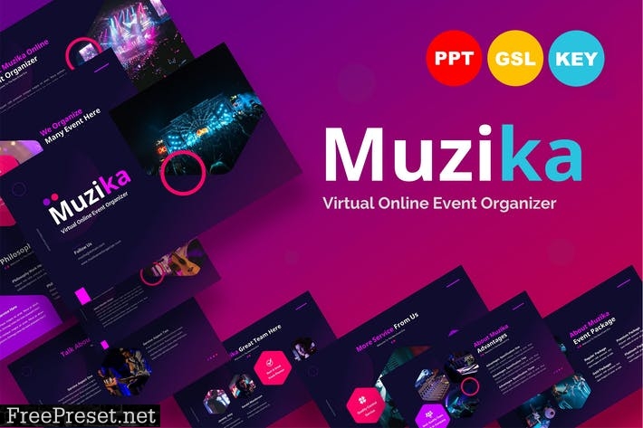 Muzika Online Event Organizer - Presentation LT355VQ