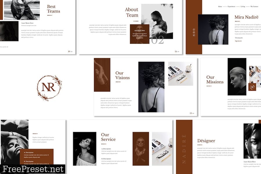 Nadire - Presentation Template P2JUN9Y