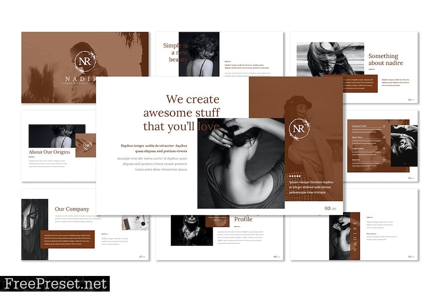 Nadire - Presentation Template P2JUN9Y