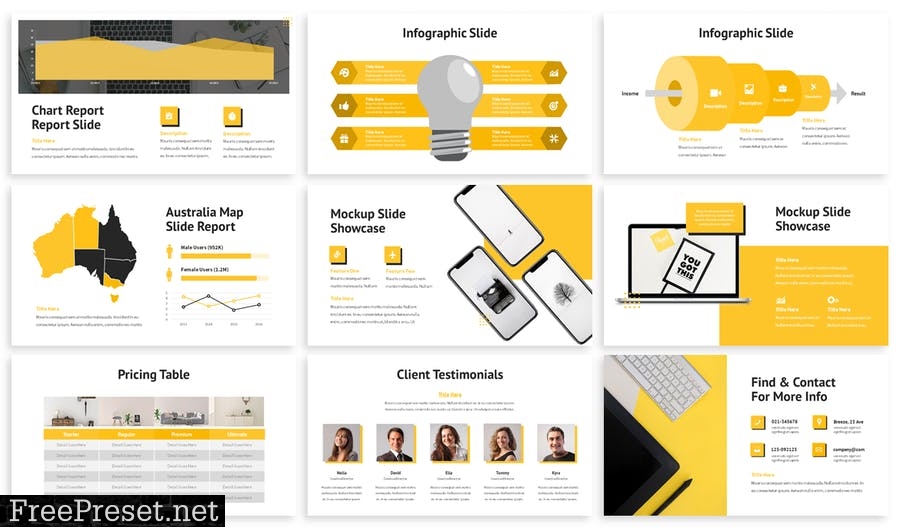 Naks - Business Powerpoint Template VD2G9FC