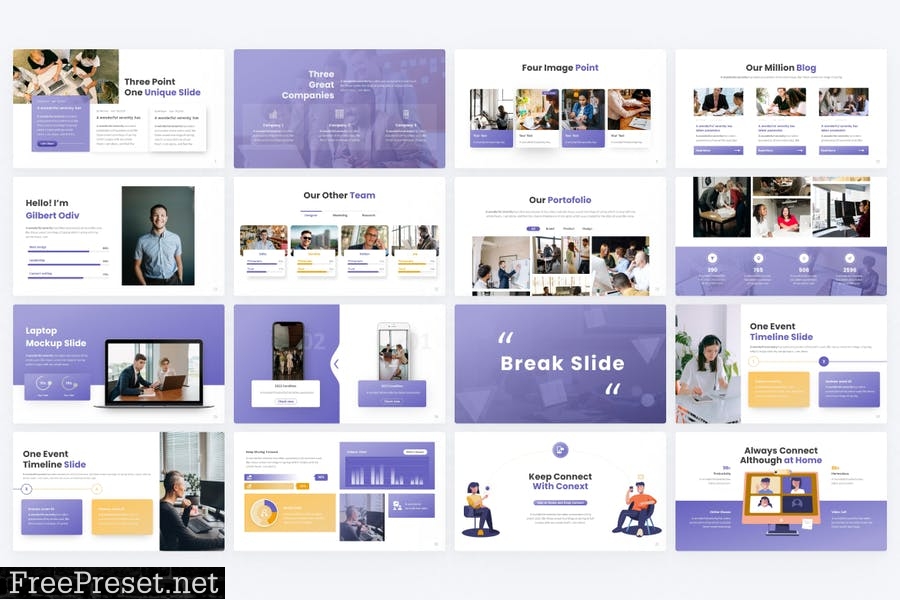 NBusiness Business PowerPoint Template FEL5FDQ