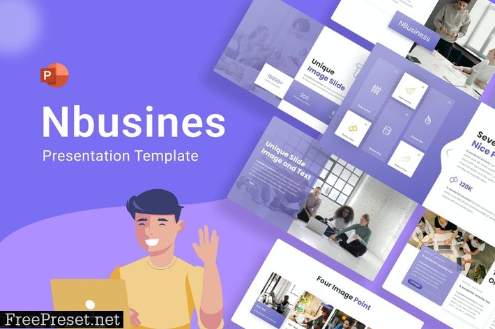 NBusiness Business PowerPoint Template FEL5FDQ