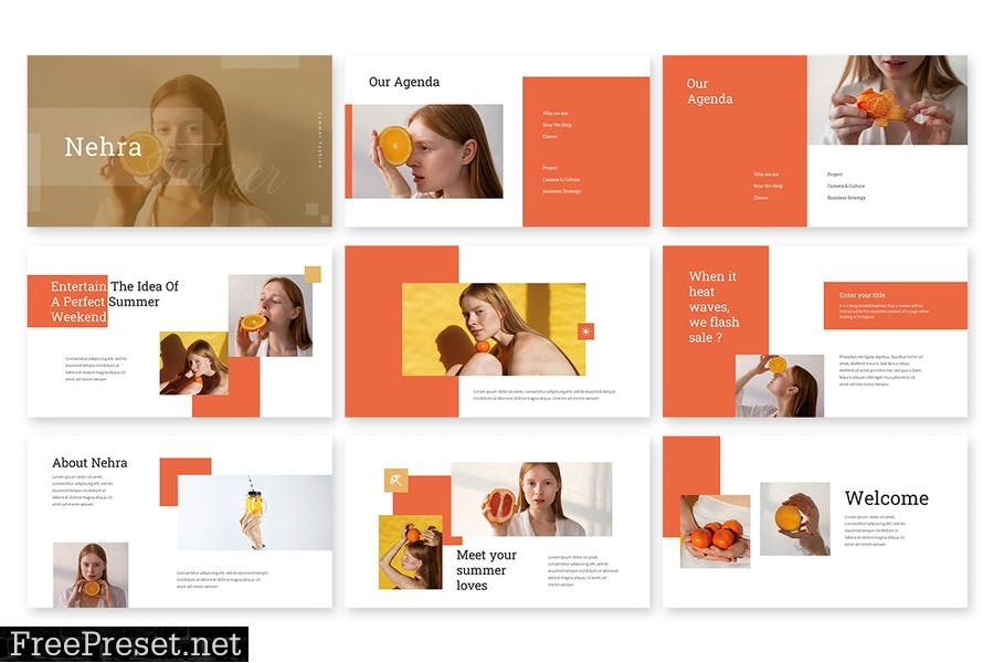 Nehra - Powerpoint Template XKN2BRJ