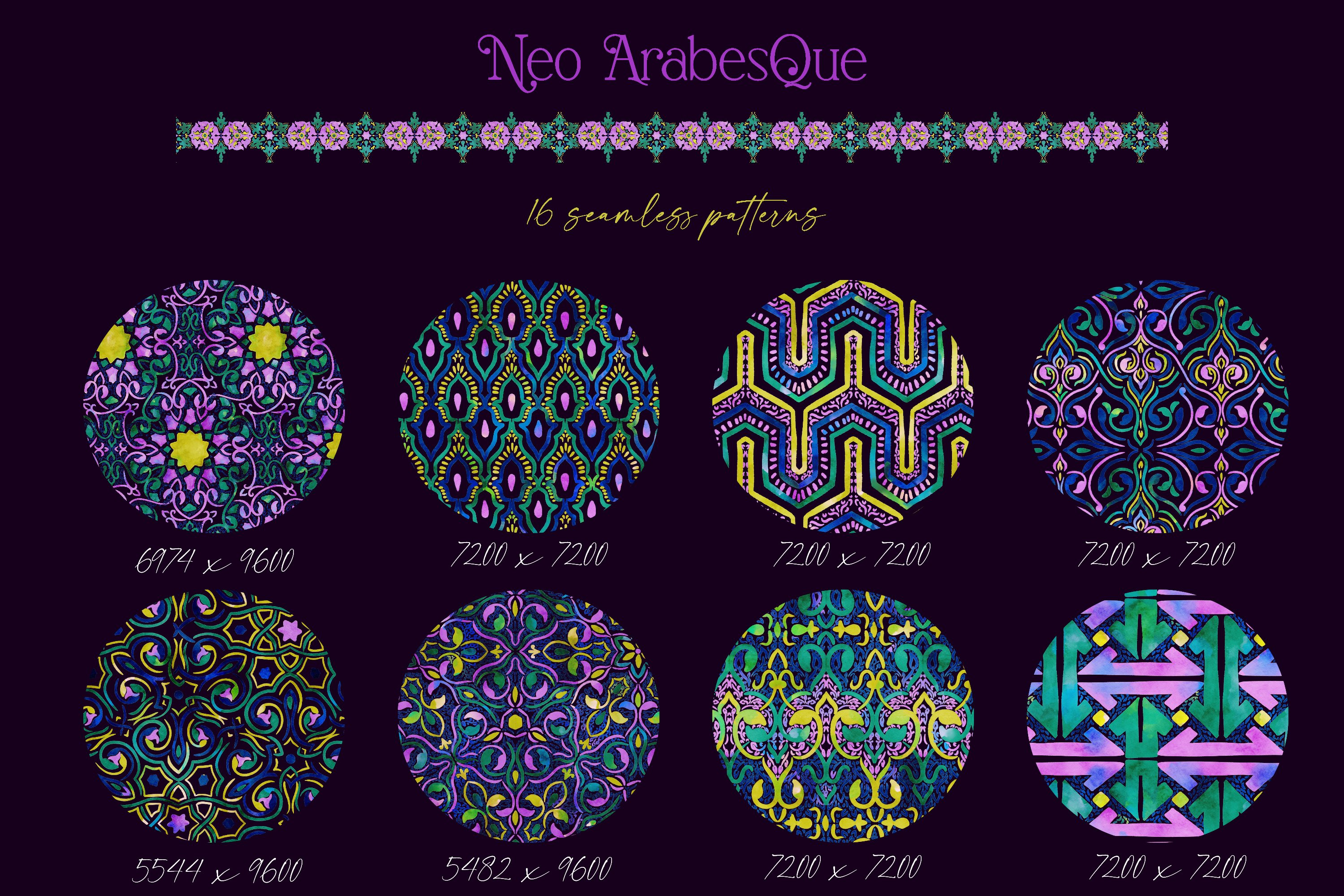 Neo Arabesque : Patterns and Borders 7049788