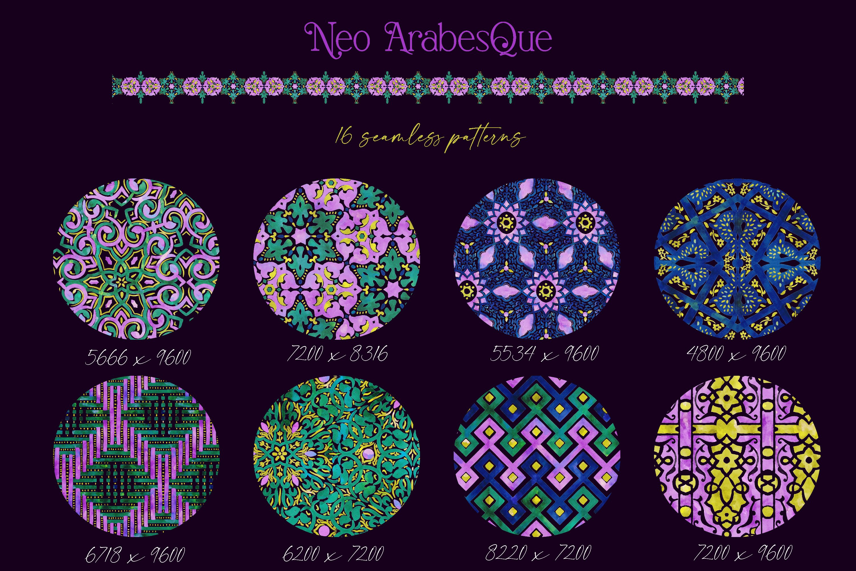 Neo Arabesque : Patterns and Borders 7049788