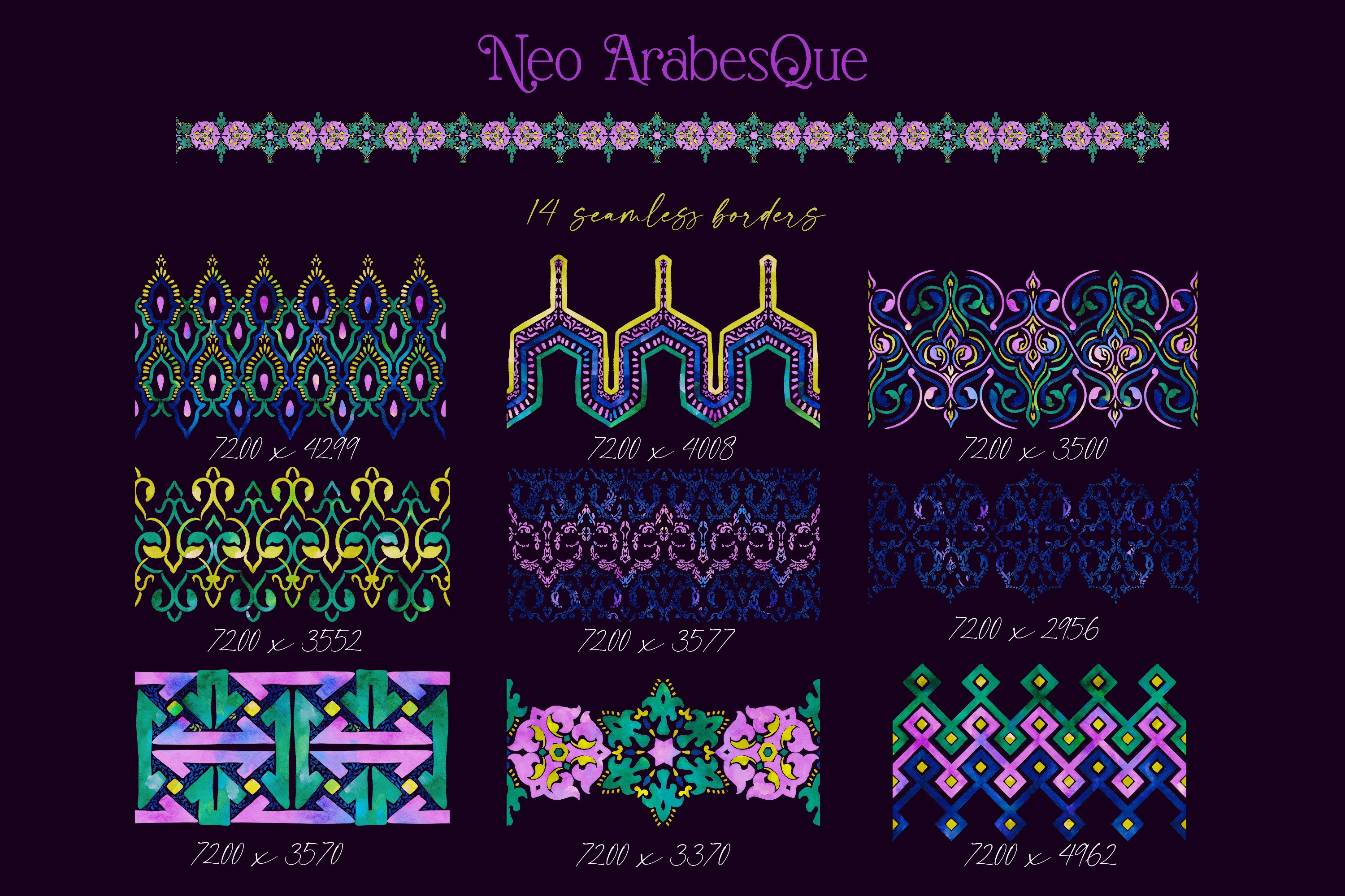 Neo Arabesque : Patterns and Borders 7049788