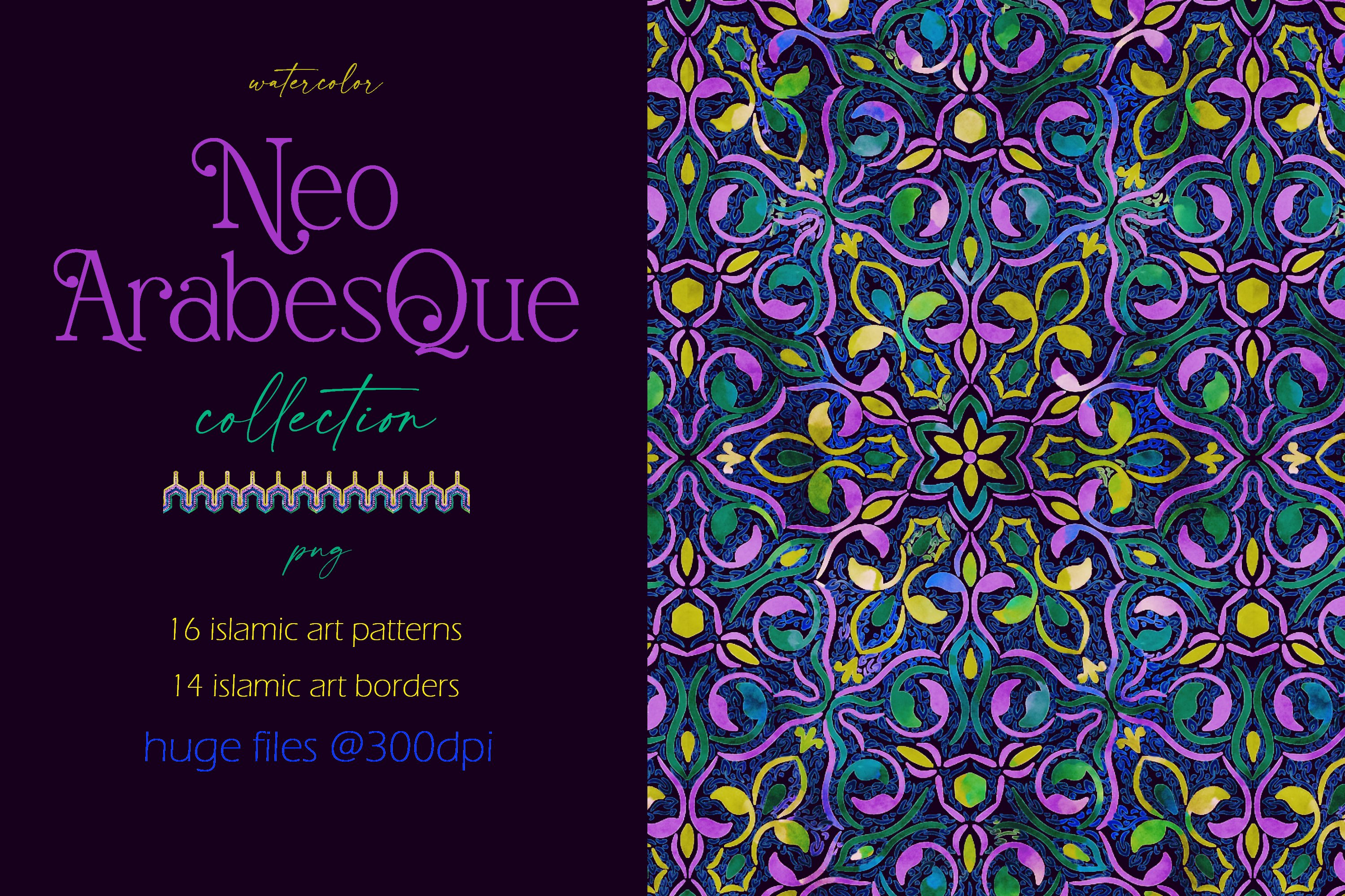 Neo Arabesque : Patterns and Borders 7049788