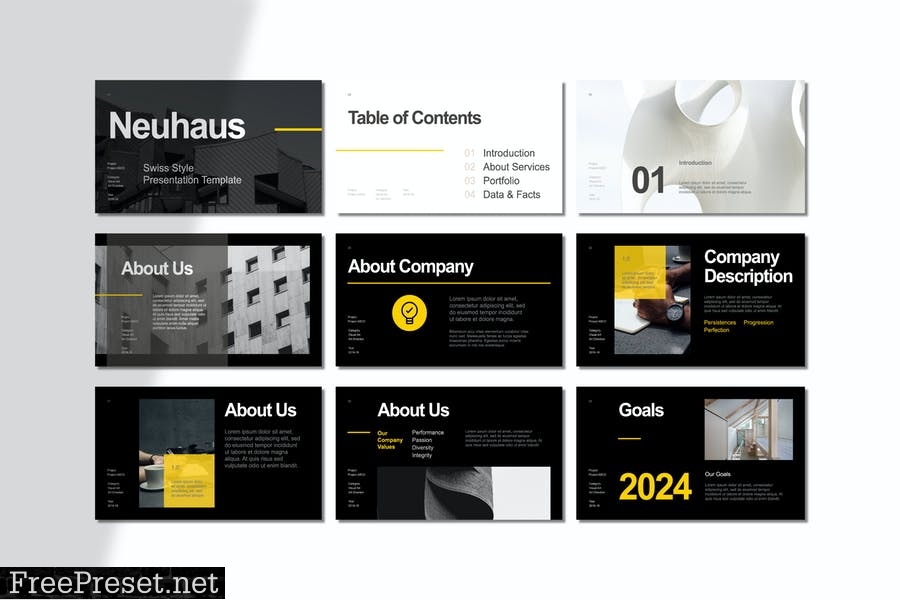 Neuhaus - Minimalist Marketing Template 3XU2S6D