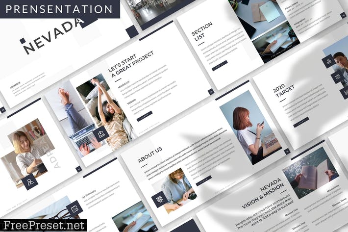 Nevada - Business Prensentation Template SU5K5HU