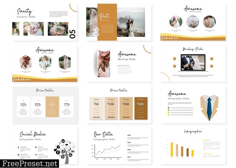 Nikahin - Powerpoint Template 9D9LTN