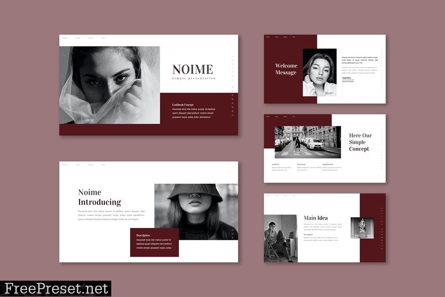 Noime - Presentation Template 2KXXJL6