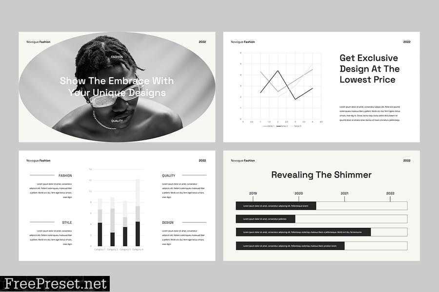 NOVOGUE - Fashion Brand Powerpoint ASHM8VA