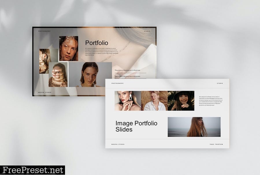 Nuevia - Powerpoint Template NHR9DMG