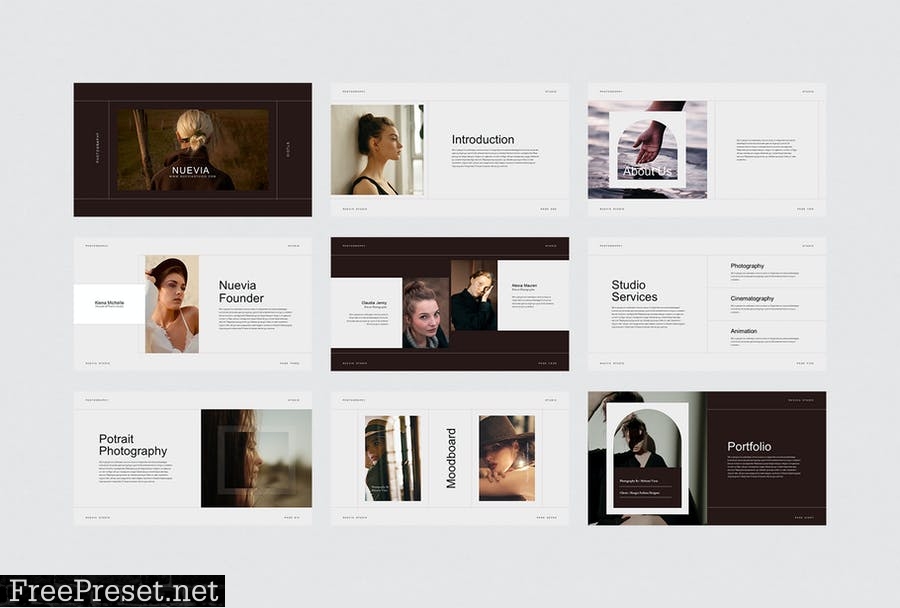 Nuevia - Powerpoint Template NHR9DMG