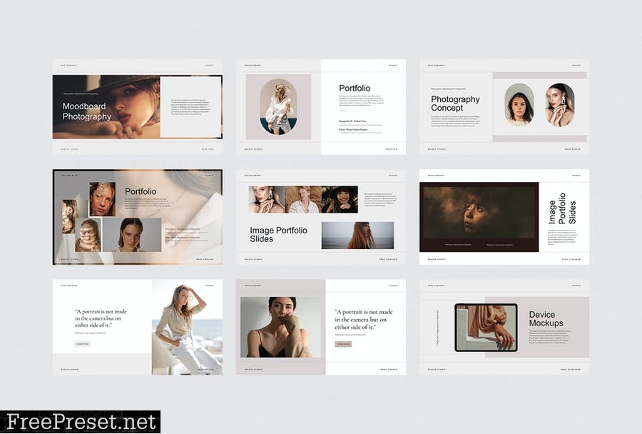 Nuevia - Powerpoint Template NHR9DMG