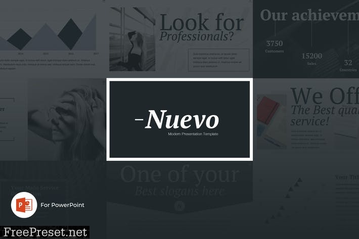 Nuevo PowerPoint Presentation Template T8WRX2