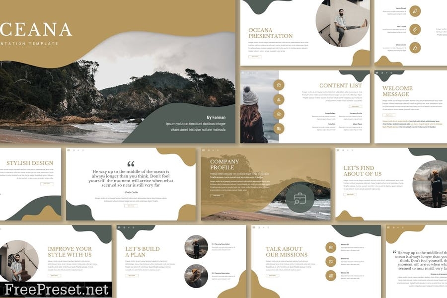 Oceana Presentation Template HMXY8GE