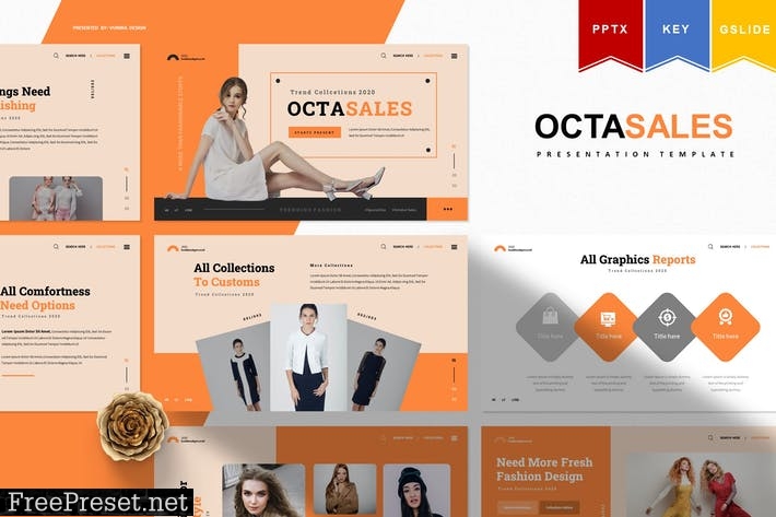 Octasales | Powerpoint, Keynote, Google Slides BA2FHPA