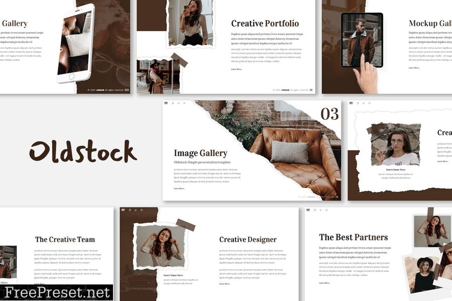 Oldstock Presentation Template XWTCJ8M