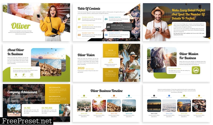 Oliver - Business Template Prensentation JUE3V2A