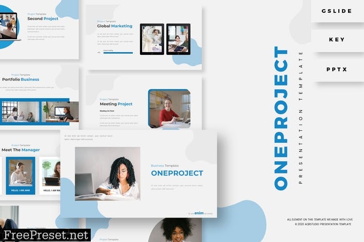 Oneproject - Presentation Template 3QJ8BAX