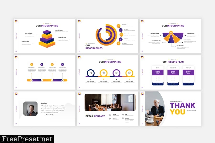 Onlein - Creative PowerPoint Template UUWVQG9