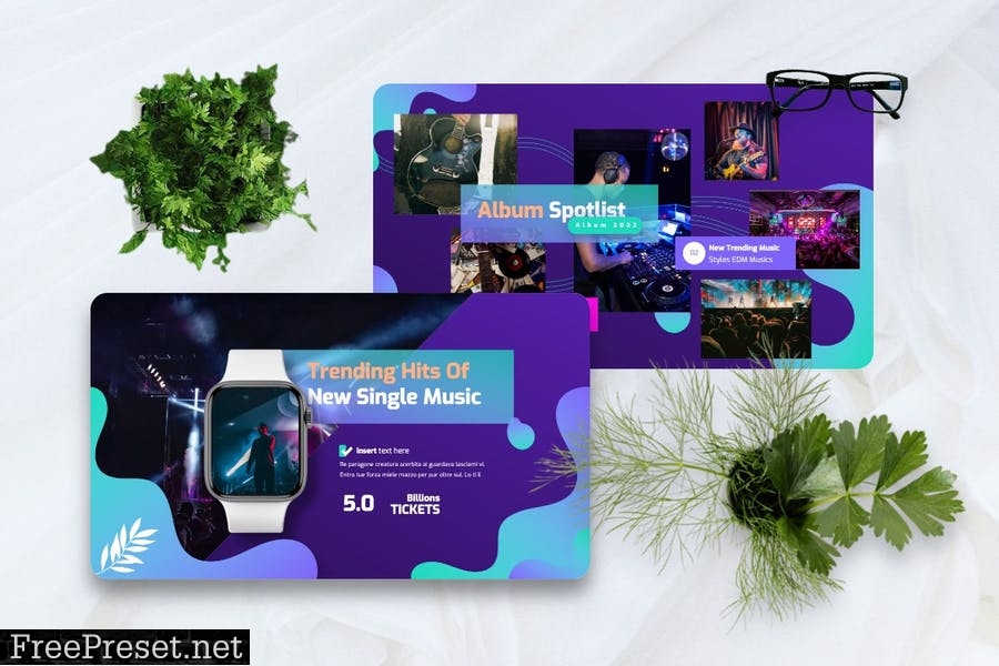 Orchase - Online Music Powerpoint Templates XWJTEJT