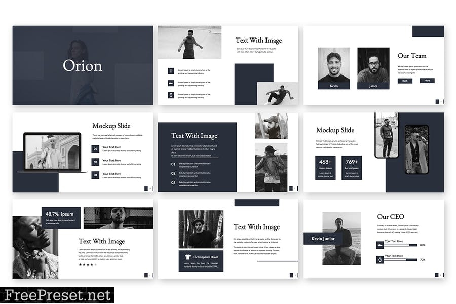 Orion - Clean Powerpoint Template 3LA95A9