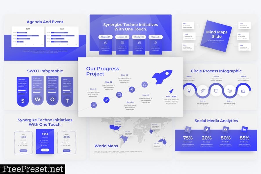 Our Startup Startup PowerPoint Template 79Z6GM9