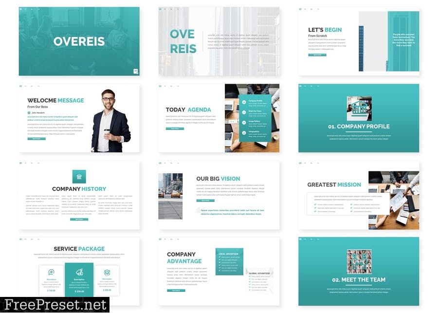 Overeis - Presentation Template CWDQ27X