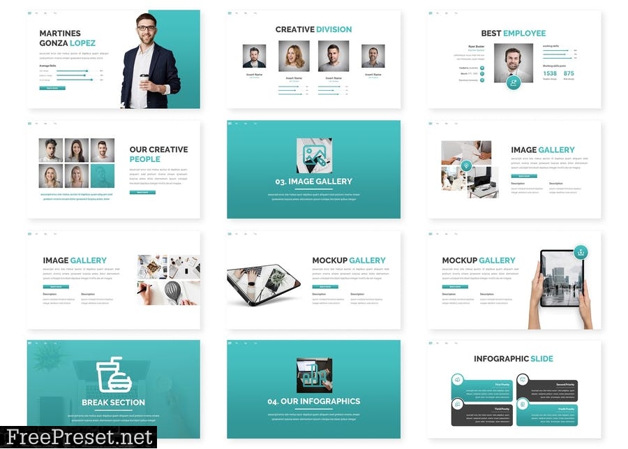 Overeis - Presentation Template CWDQ27X