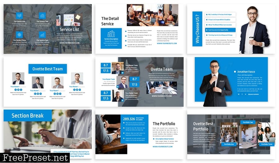 Ovette - Business Template Prensentation EPTSZ56