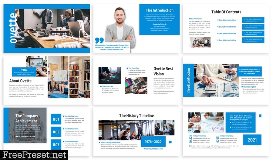 Ovette - Business Template Prensentation EPTSZ56