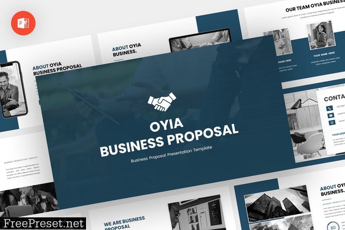 Oyia - Business Proposal Powerpoint Template TJRVBMX