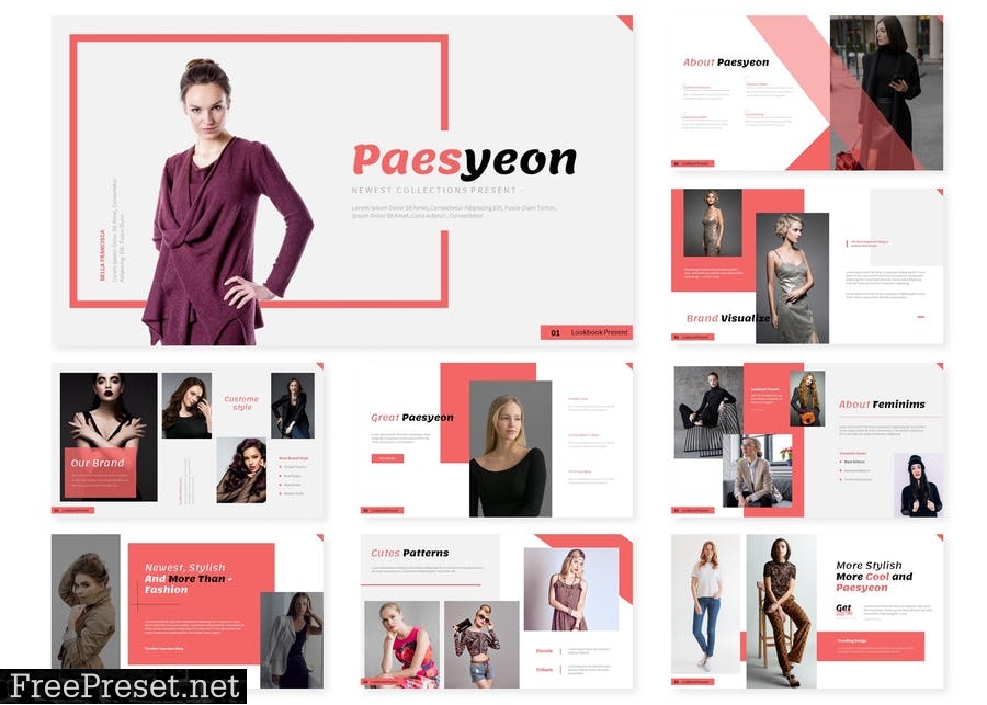 Paesyeon | Powerpoint, Keynote, Google Slides 43SGGRT