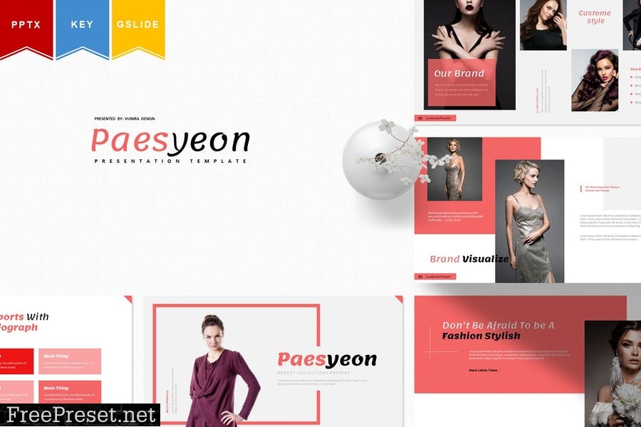 Paesyeon | Powerpoint, Keynote, Google Slides 43SGGRT