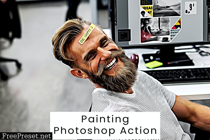 Painting Photoshop Action 2EUWSGC