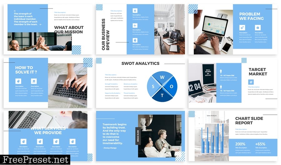 Palve - Business Powerpoint Template UWKKD8M