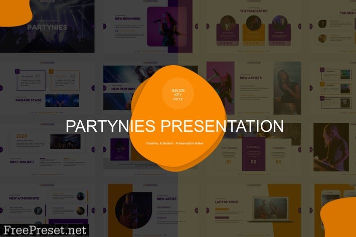 Partinies Presentation Template EFUUKFW