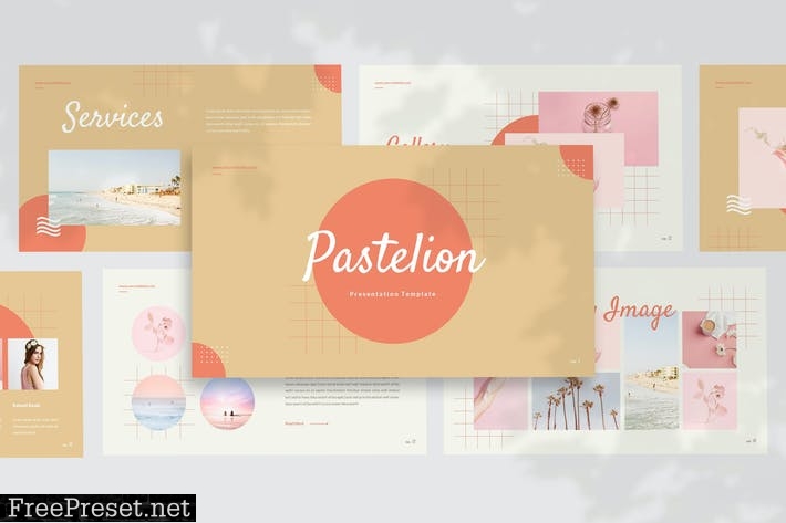 Pastelion - Pastel Style Presentation Template 3X64NWF