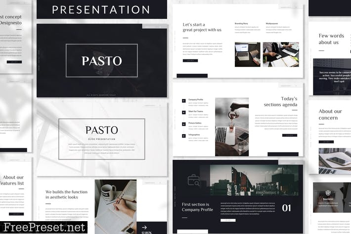 Pasto - Digital Agency Prensentation Template EGQQQWG