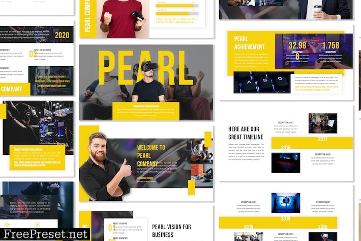 Pearl - Business Template Prensentation Q9YN653