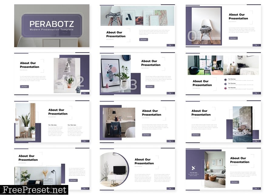 Perabotz - Presentation Template TGBLKVV