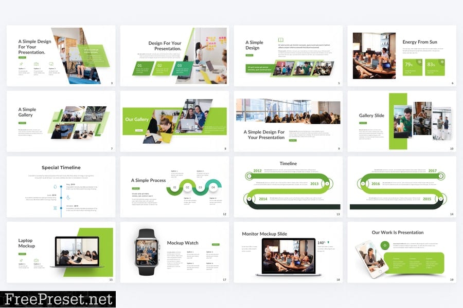 Persistent Creative PowerPoint Template JPZXMZ5