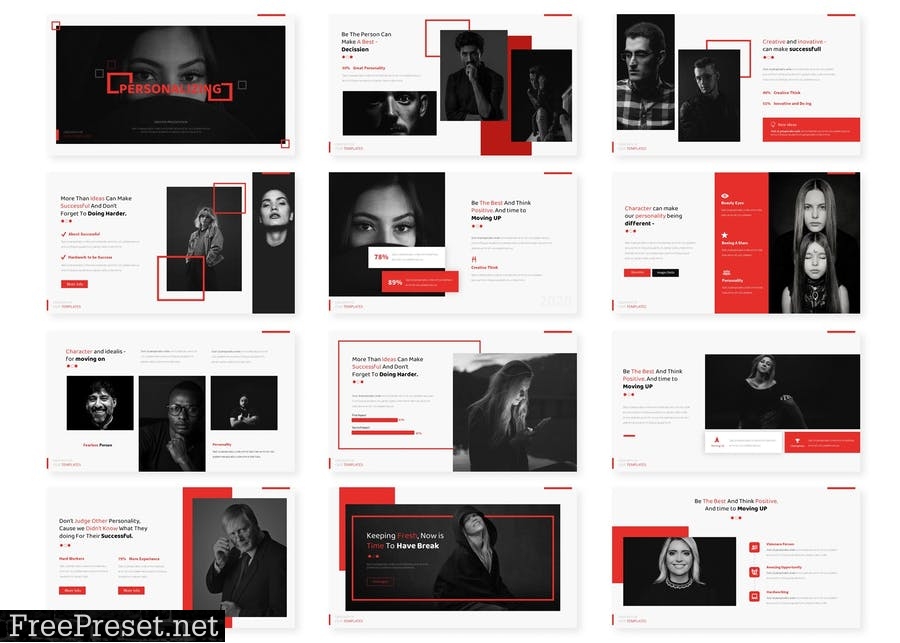 Personalizing Presentation Template NRDD9AB