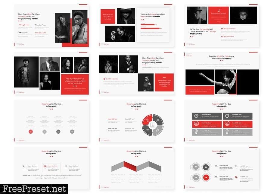 Personalizing Presentation Template NRDD9AB