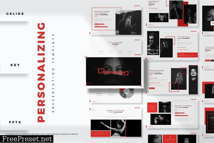 Personalizing Presentation Template NRDD9AB