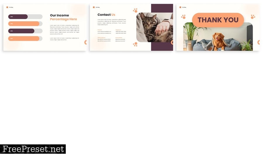 Pet Shop - Powerpoint Presentation Template 8BJMZMT