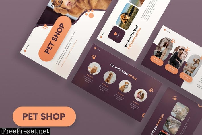 Pet Shop - Powerpoint Presentation Template 8BJMZMT